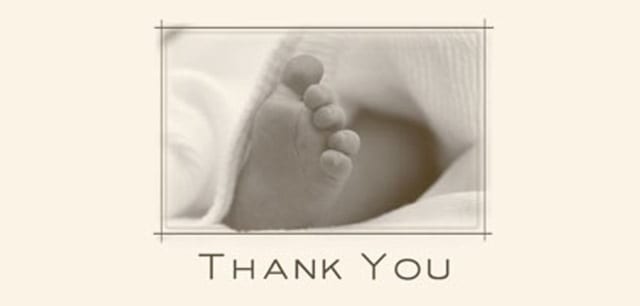 Baby Thank You