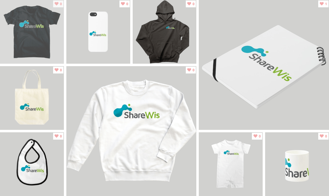 ShareWisオリジナルグッズ一覧